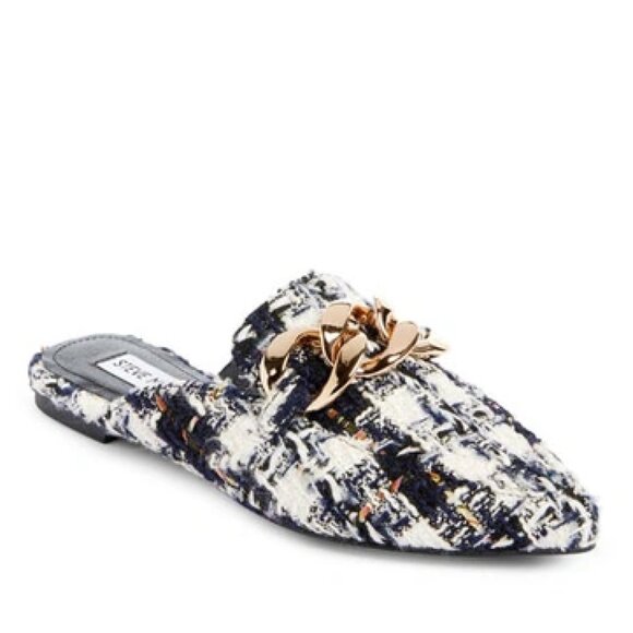 Steve Madden Finn Chain Pointed Toe Mule NWOT - Picture 1 of 7